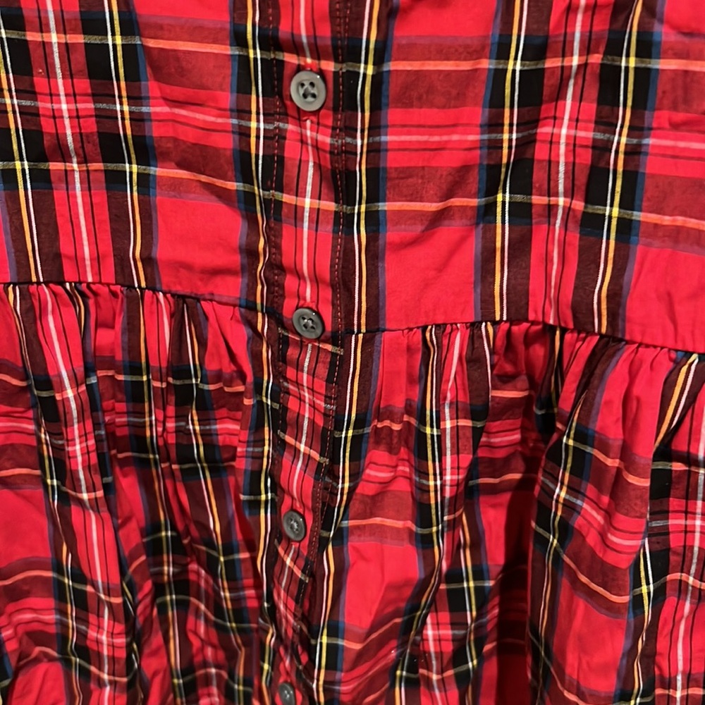 J Crew Tartan Print Dress - Picture 3 of 4